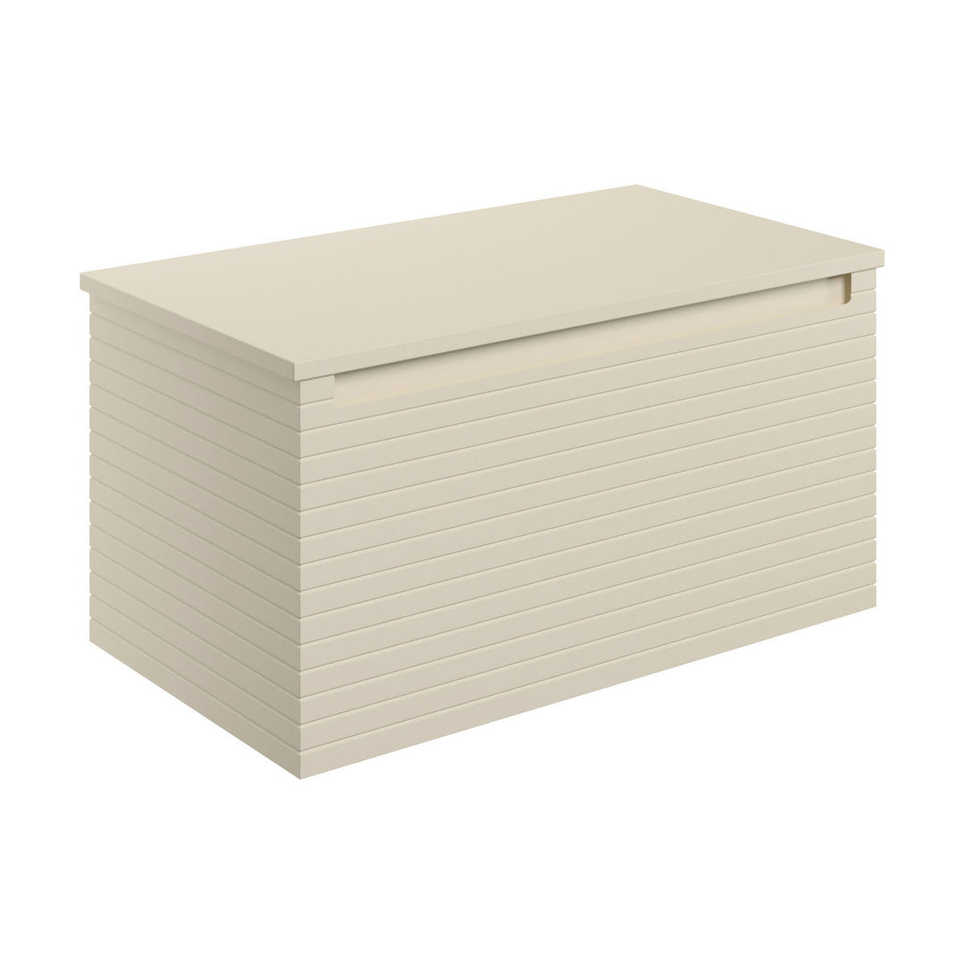 Springfield 800mm Wall Hung 1 Drawer Basin Unit & Worktop - Matt Cotton