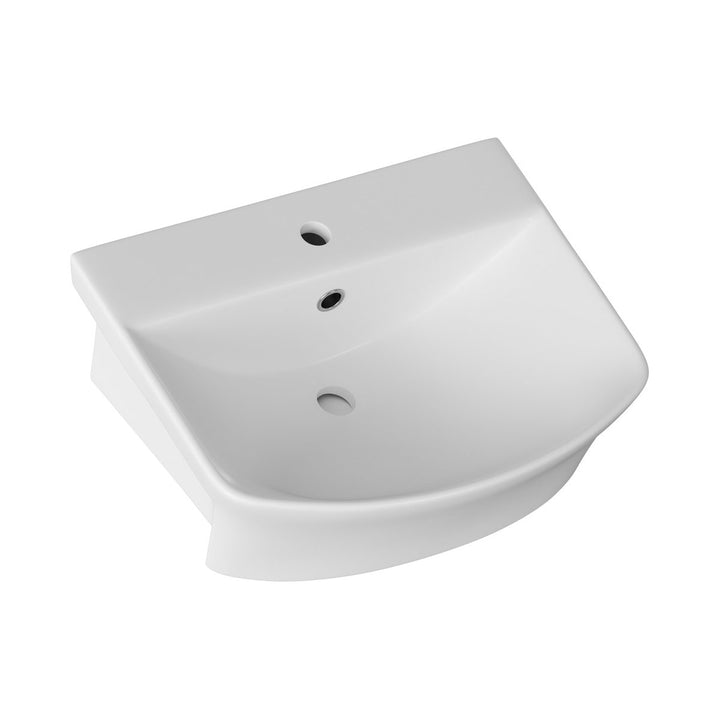Series8 500x400mm 1TH Semi Recessed Basin