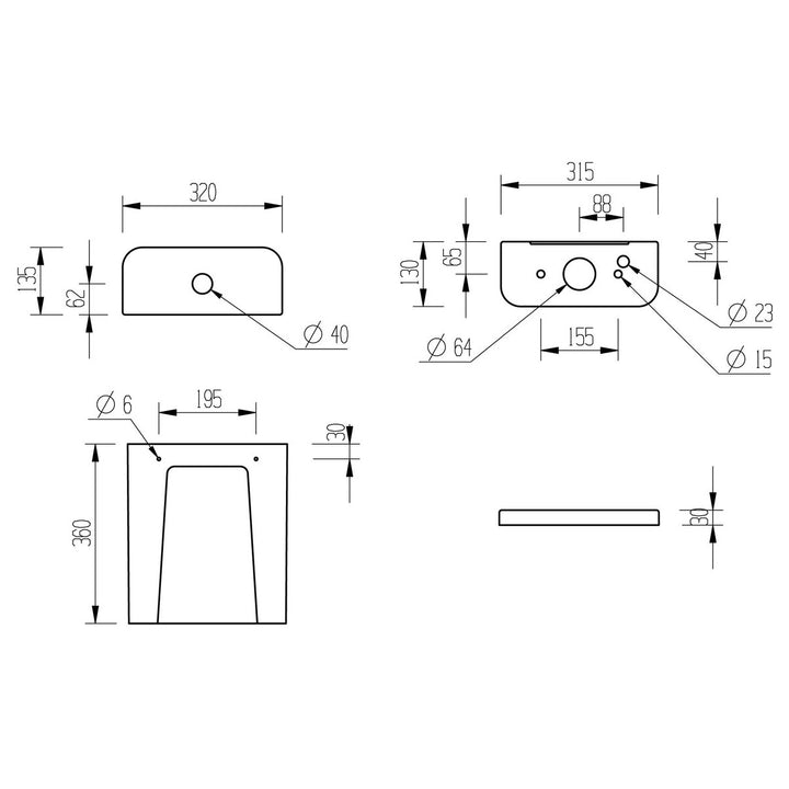 Series11 Close Coupled Open Back WC & Soft Close Seat