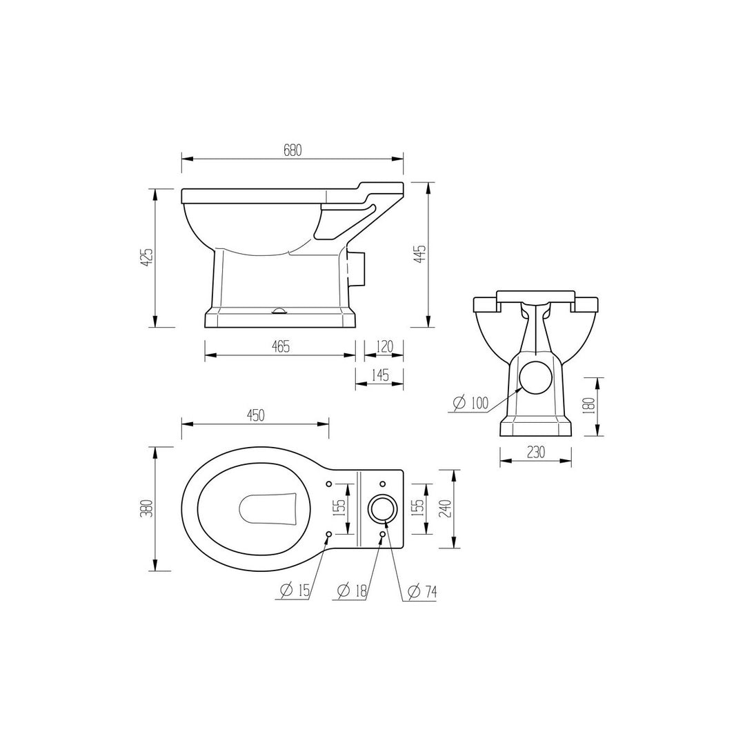 Series9 Close Coupled WC & Soft Close Seat