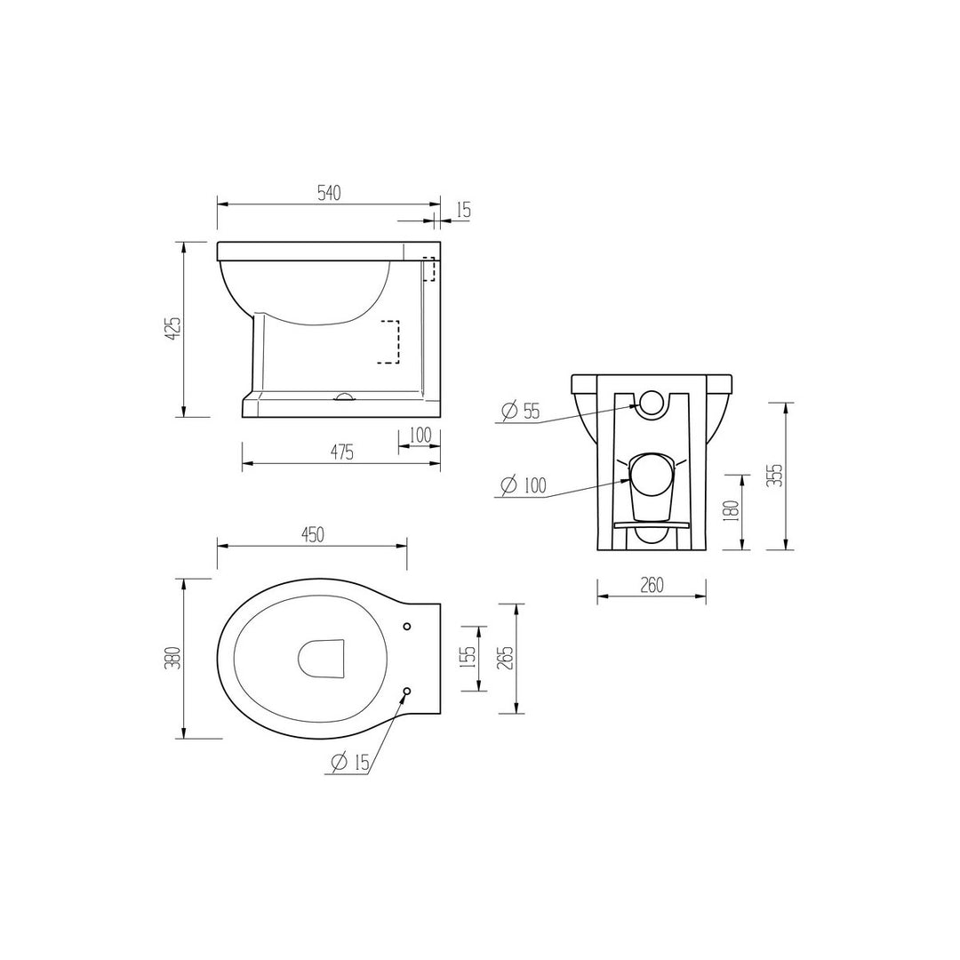Series9 Back To Wall WC & Soft Close Seat