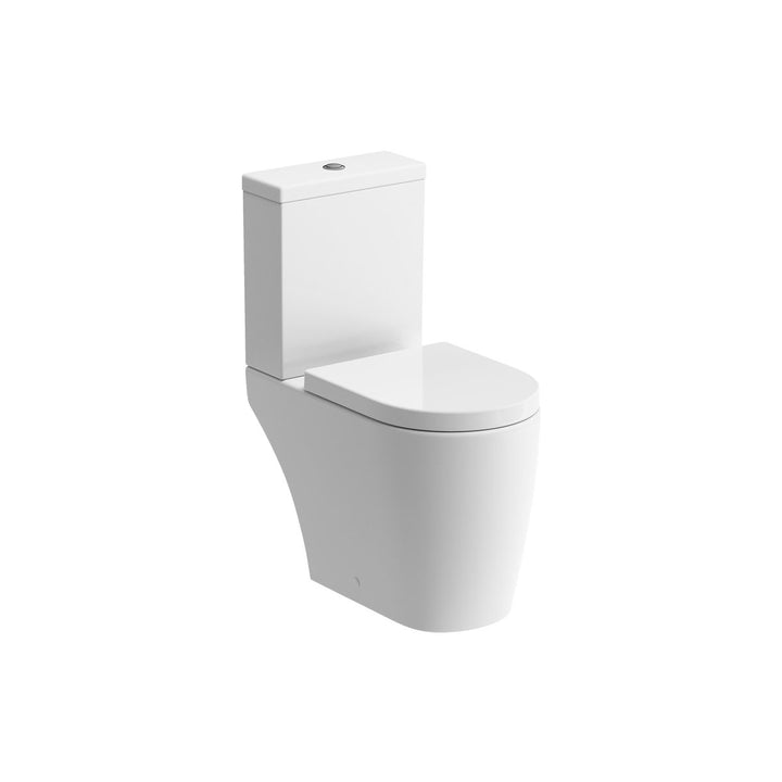 Series4 Rimless Close Coupled Open Back WC & Soft Close Seat