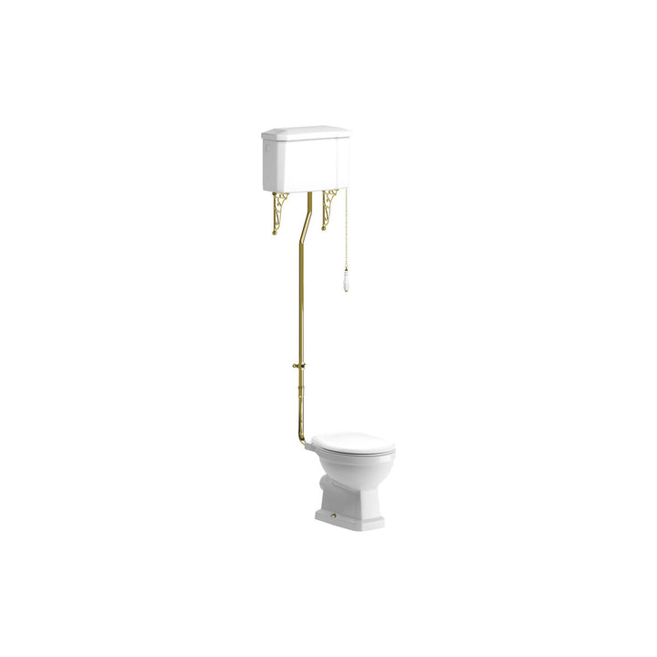 Series9 High Level WC & Soft Close Seat w/Br.Brass Finishes