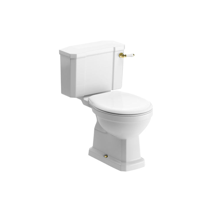 Series9 Close Coupled WC & Soft Close Seat w/Br.Brass Finishes
