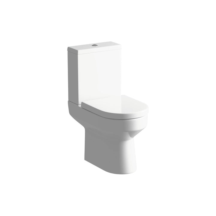 Series6 Rimless Close Coupled Open Back WC & Soft Close Seat