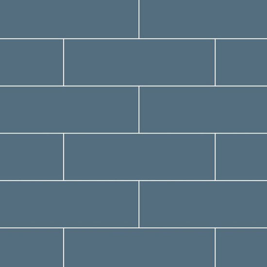 Fibo Urban - 2.4m x 0.6m Wall Panel - Dusty Blue (Metro Brick) - Single