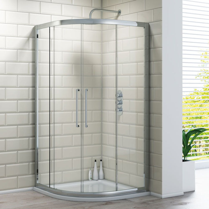 Quadrant Shower Enclosure 800mm - Kaso 8 by Voda Design (8mm Thick)