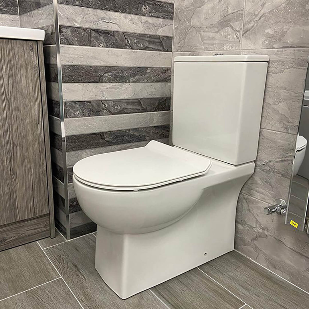 L Shape Shower Bath & Vanity Deal - Right Hand - VODASUITE3