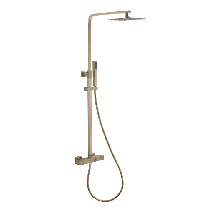 Walk In Shower Complete Suite Pack - Brushed Brass - VODASUITE19