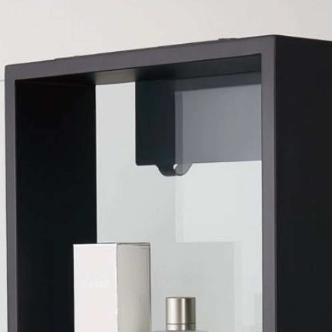 Voda Design 630mm x 330mm Hanging Shower Shelf - Black