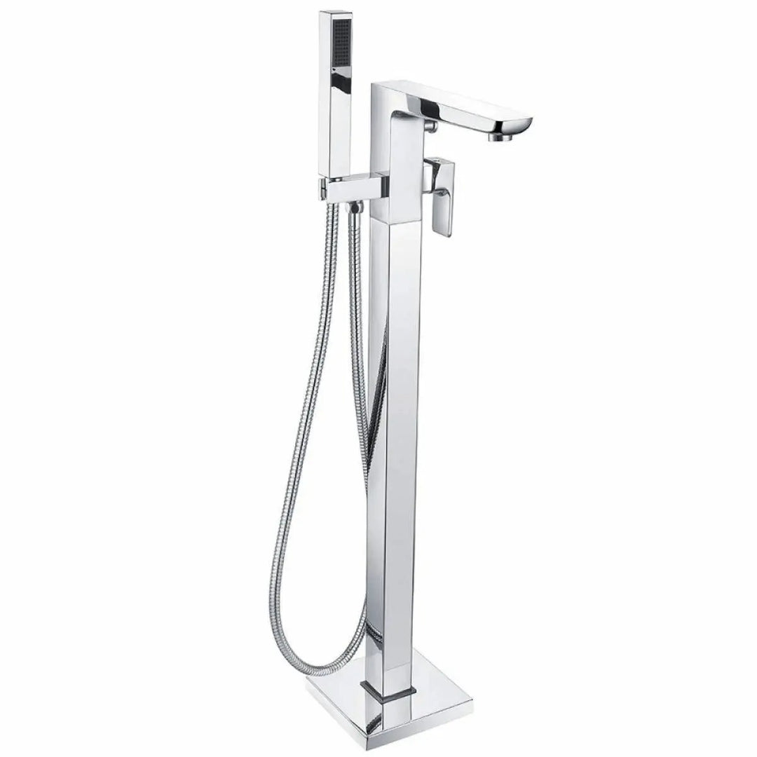 1700 Freestanding Whirlpool Freestanding Bath Suite With Rimless Back to Wall Toilet - VODASUITE32