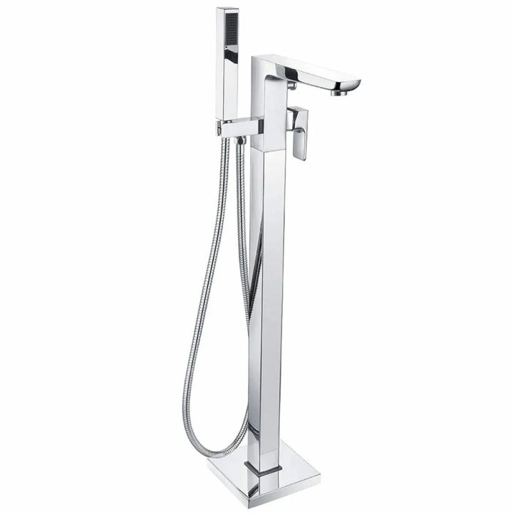 1700 Freestanding Whirlpool Freestanding Bath Suite With Rimless Back to Wall Toilet - VODASUITE32