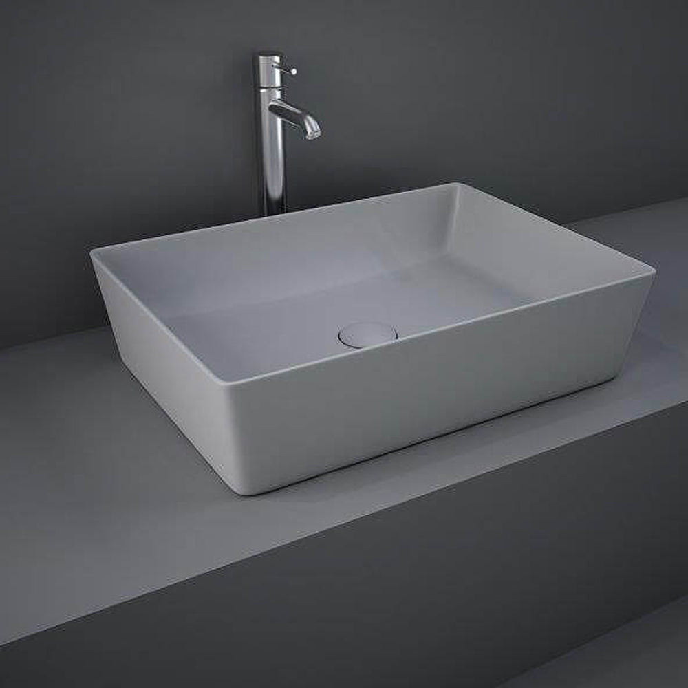 RAK Ceramics Feeling 50cm Rectangular Counter Top Wash Bsn - Grey