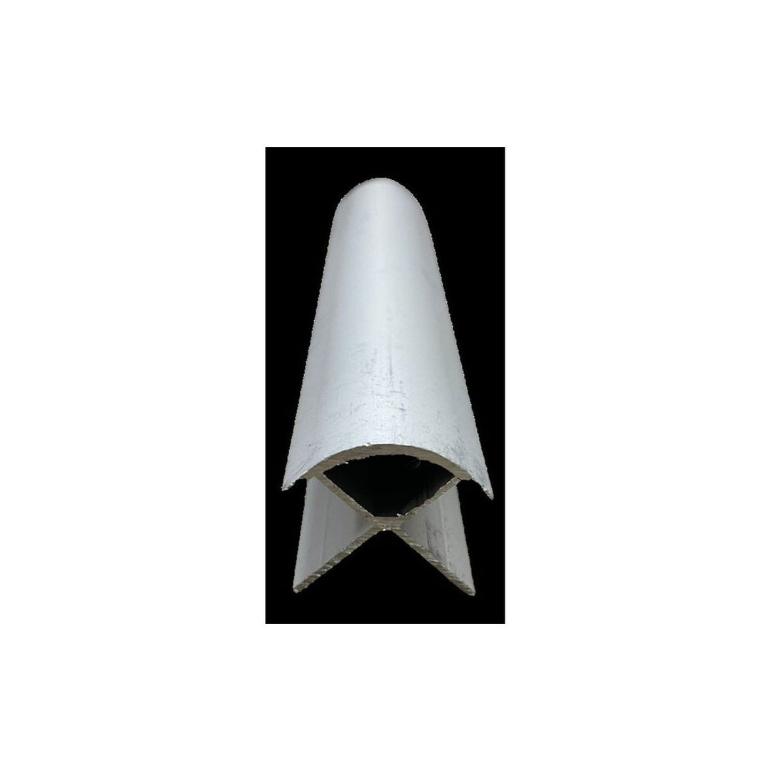 Aluminium Rounded External Profile 2.4m