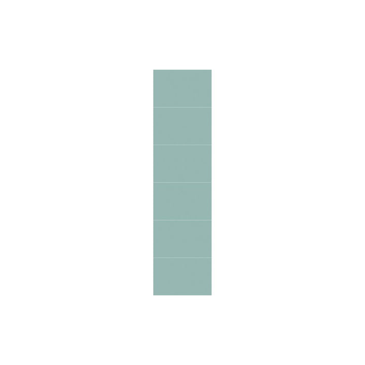 Fibo 2.4m x 0.6m Wall Panels - Aqua Mint (Tile Effect) - Single Panel