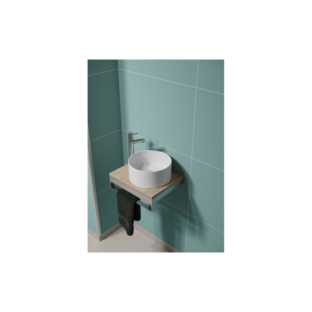 Fibo 2.4m x 0.6m Wall Panels - Aqua Mint (Tile Effect) - Single Panel