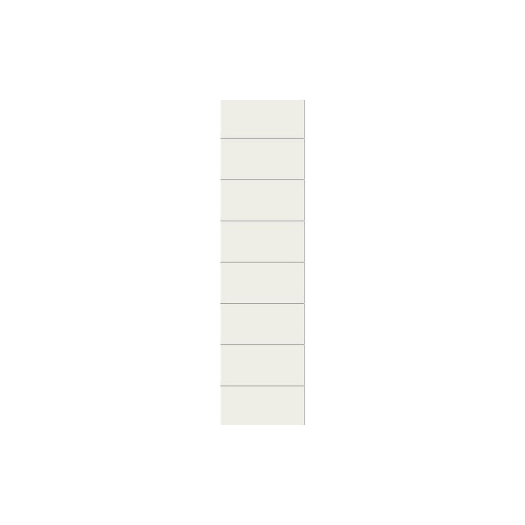 Fibo 2.4m x 0.6m Wall Panels - Athen White (Tile Effect) - Single Panel