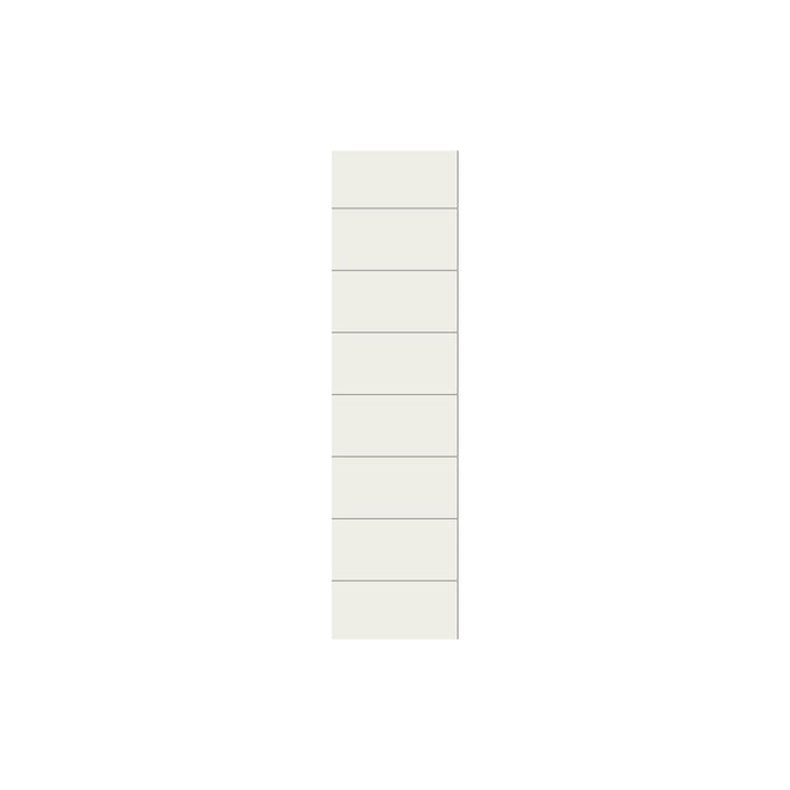 Fibo 2.4m x 0.6m Wall Panels - Athen White (Tile Effect) - Single Panel