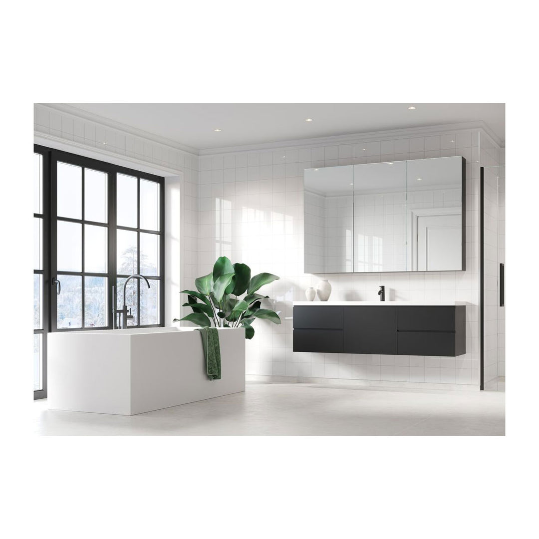 Fibo 2.4m x 0.6m Wall Panels - Denver White (Tile Effect) - Single Panel