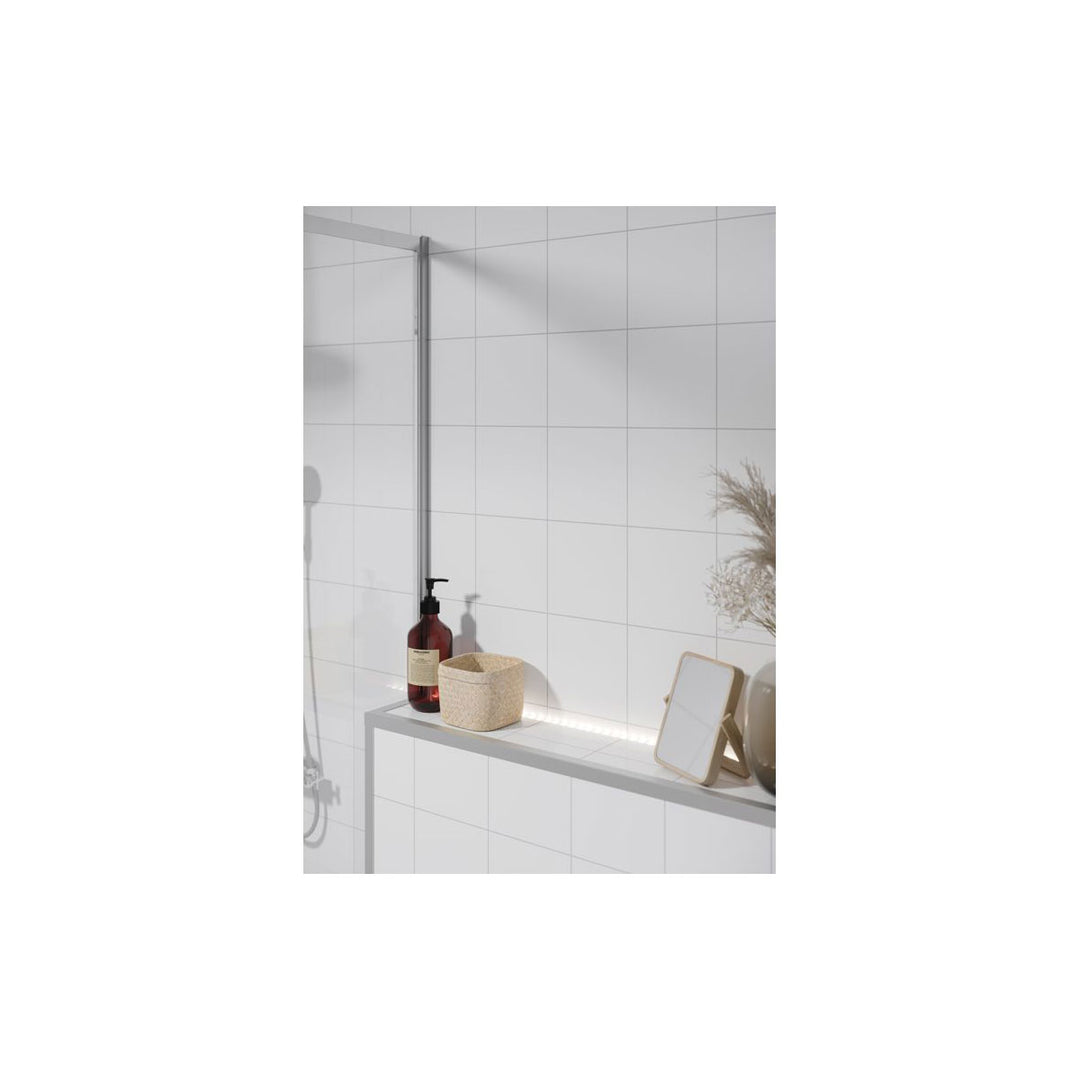 Fibo 2.4m x 0.6m Wall Panels - Denver White (Tile Effect) - Single Panel