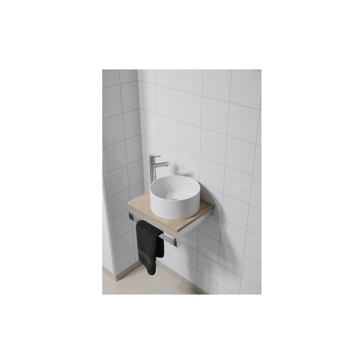 Fibo 2.4m x 0.6m Wall Panels - Denver White (Tile Effect) - Single Panel