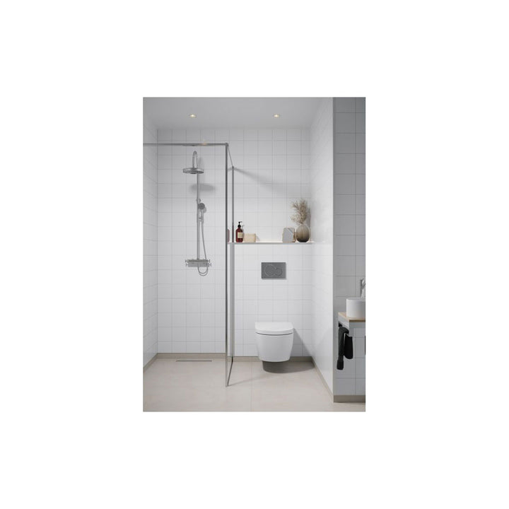 Fibo 2.4m x 0.6m Wall Panels - Denver White (Tile Effect) - Single Panel