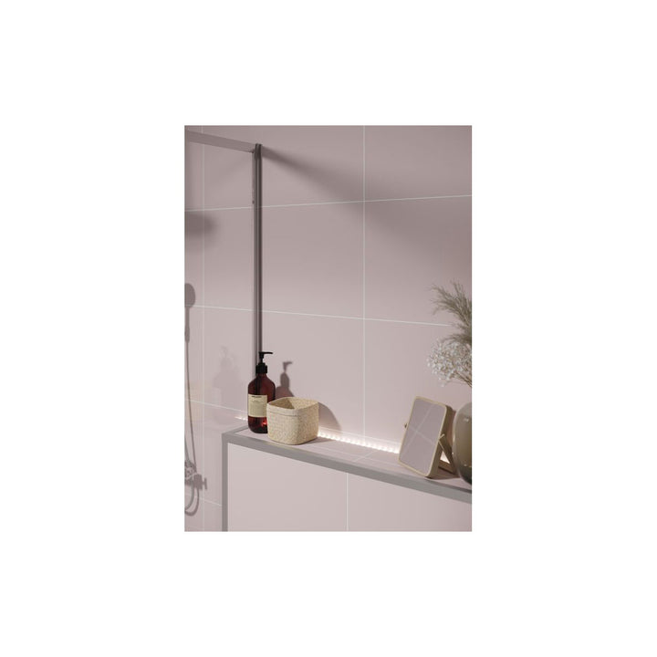 Fibo 2.4m x 0.6m Wall Panels - Dusky Pink (Tile Effect) - Single Panel