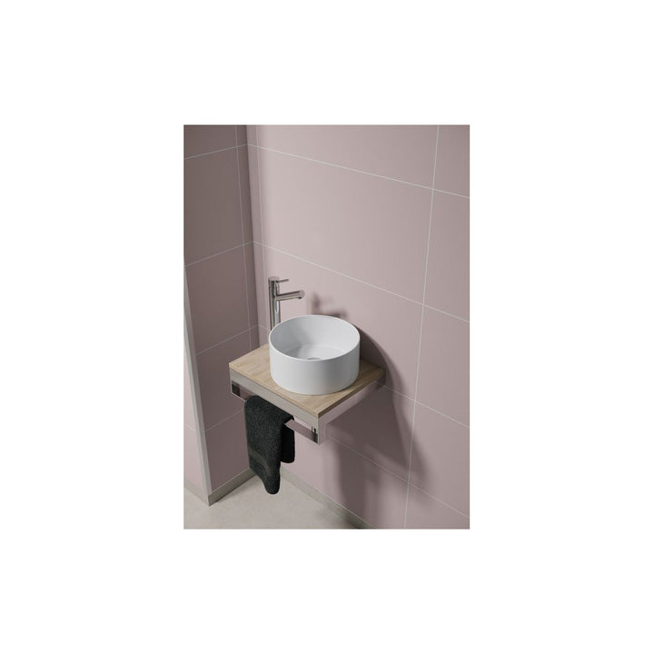 Fibo 2.4m x 0.6m Wall Panels - Dusky Pink (Tile Effect) - Single Panel