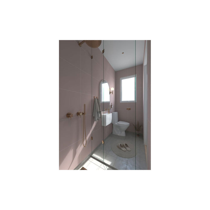 Fibo 2.4m x 0.6m Wall Panels - Dusky Pink (Tile Effect) - Single Panel