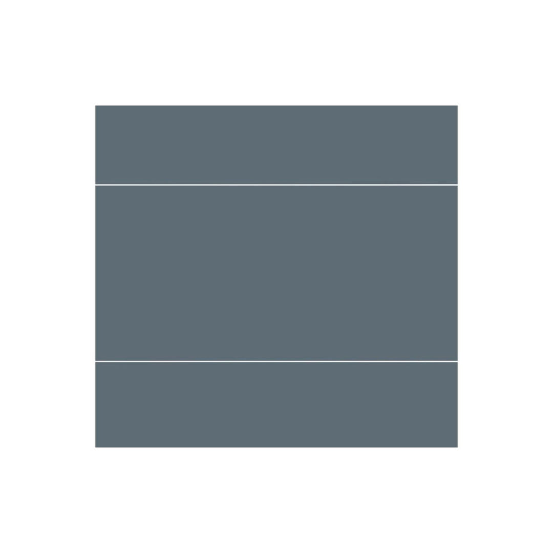 Fibo 2.4m x 0.6m Wall Panels - Dusty Blue (Tile Effect) - Single Panel