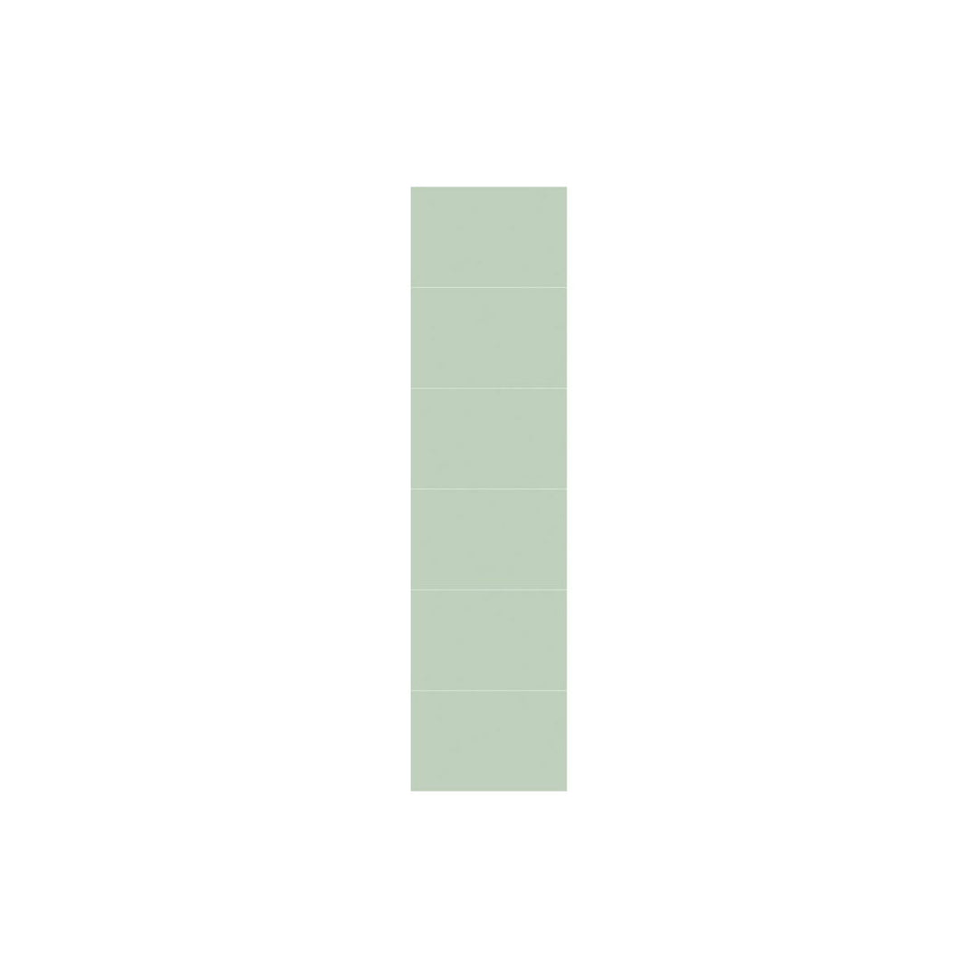 Fibo 2.4m x 0.6m Wall Panels - Light Green (Tile Effect) - Single Panel