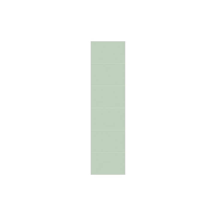 Fibo 2.4m x 0.6m Wall Panels - Light Green (Tile Effect) - Single Panel