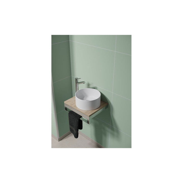 Fibo 2.4m x 0.6m Wall Panels - Light Green (Tile Effect) - Single Panel