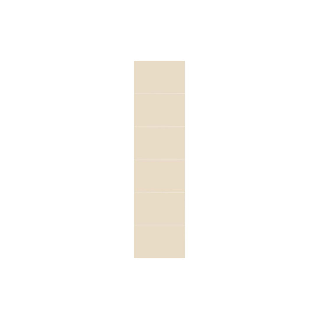 Fibo 2.4m x 0.6m Wall Panels - Light Sand (Tile Effect) - Single Panel