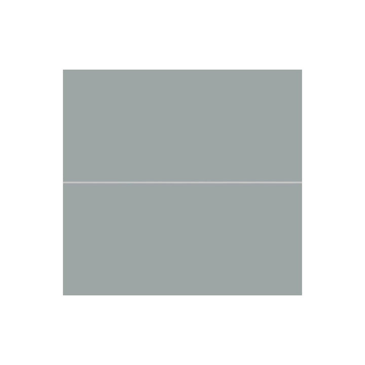 Fibo 2.4m x 0.6m Wall Panels - Medium Grey (Tile Effect) - Single Panel