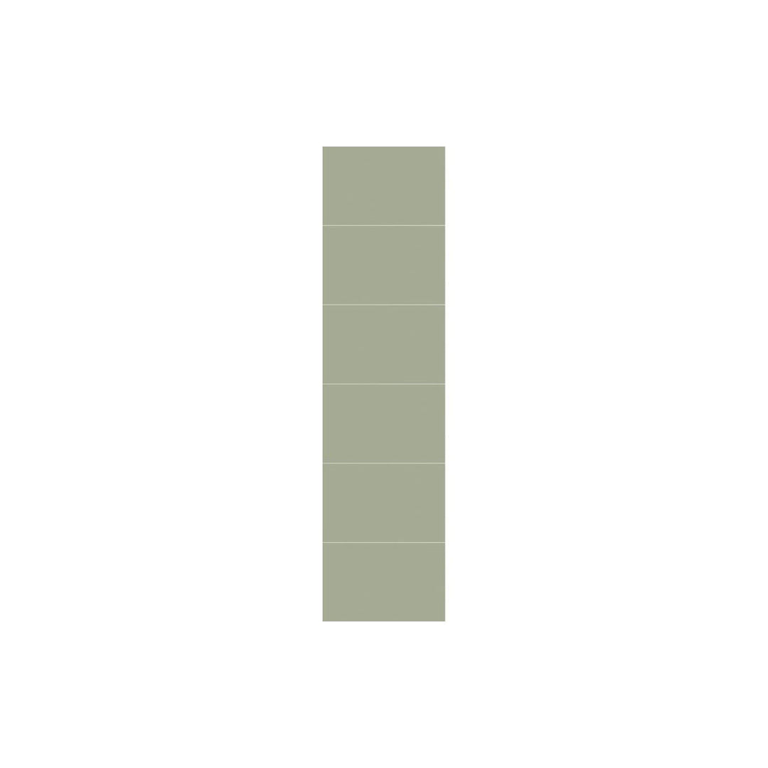 Fibo 2.4m x 0.6m Wall Panels - Olive Green (Tile Effect) - Single Panel