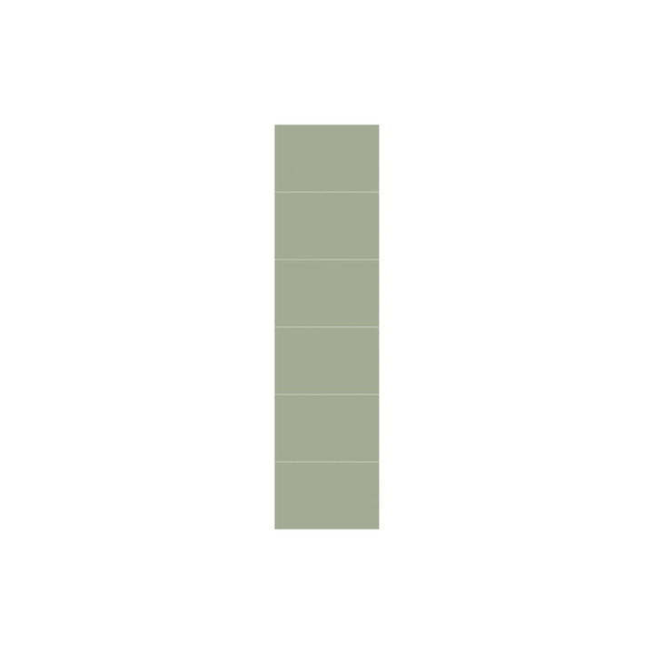 Fibo 2.4m x 0.6m Wall Panels - Olive Green (Tile Effect) - Single Panel