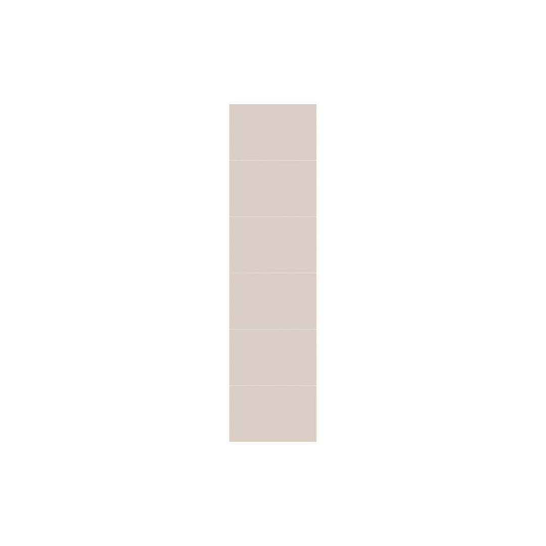 Fibo 2.4m x 0.6m Wall Panels - Warm Grey (Tile Effect) - Single Panel