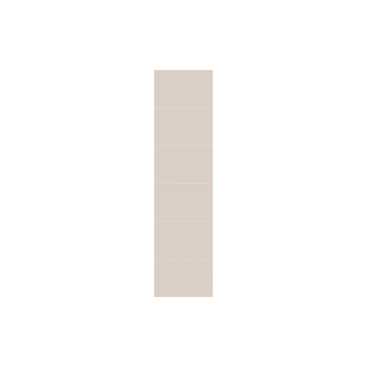 Fibo 2.4m x 0.6m Wall Panels - Warm Grey (Tile Effect) - Single Panel