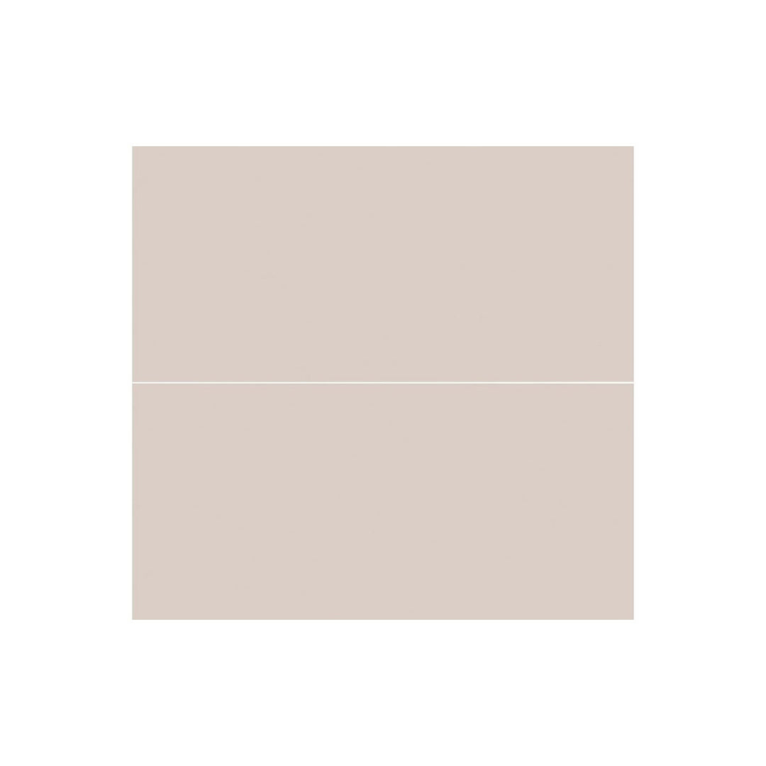 Fibo 2.4m x 0.6m Wall Panels - Warm Grey (Tile Effect) - Single Panel