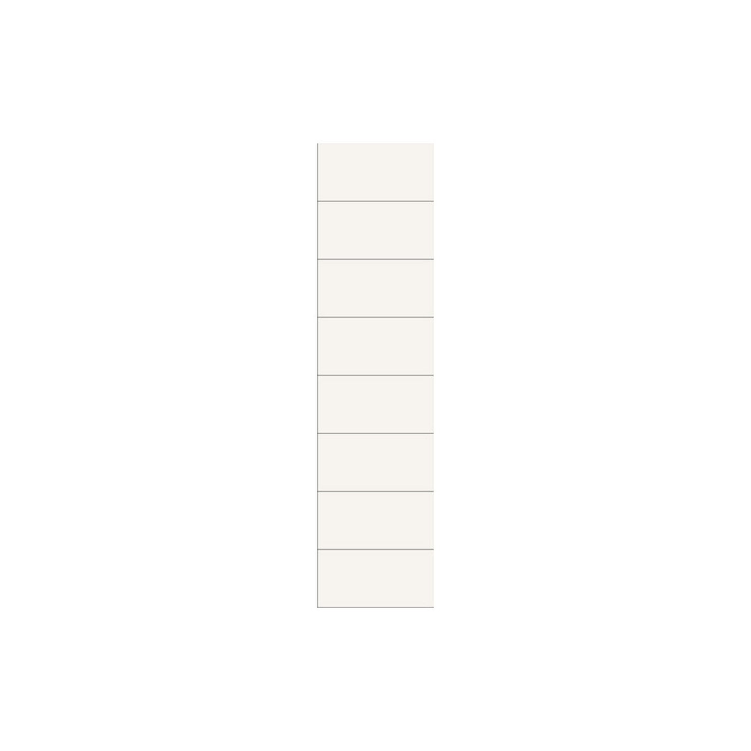 Fibo 2.4m x 0.6m Wall Panels - White Contrast (Tile Effect) - Single Panel