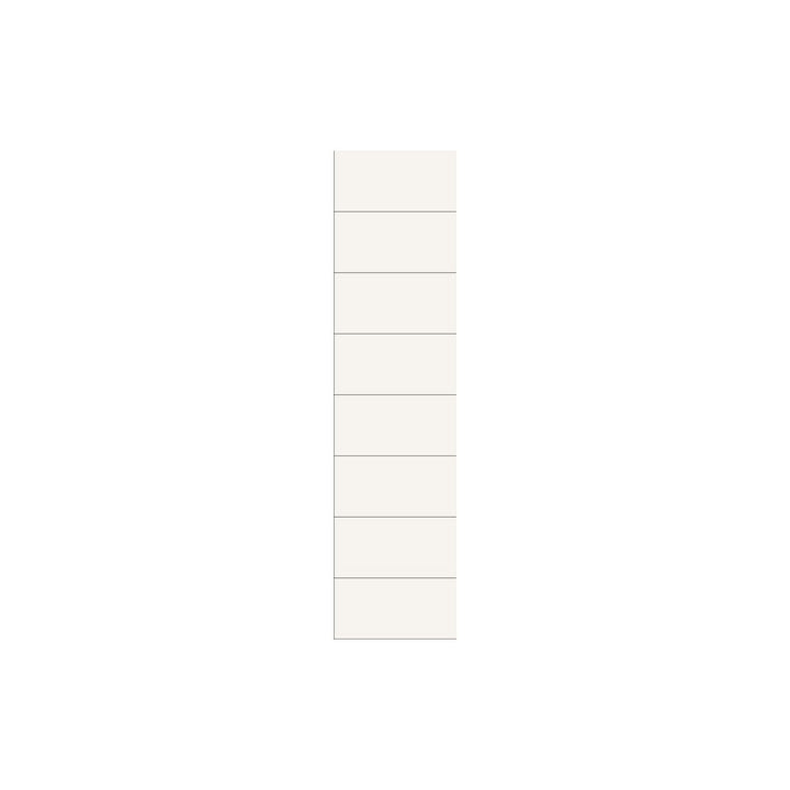 Fibo 2.4m x 0.6m Wall Panels - White Contrast (Tile Effect) - Single Panel
