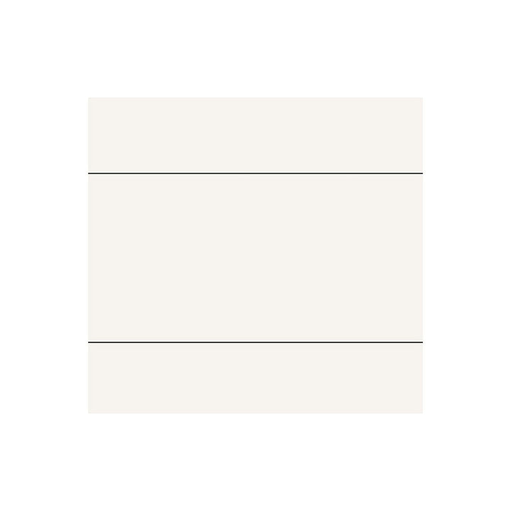 Fibo 2.4m x 0.6m Wall Panels - White Contrast (Tile Effect) - Single Panel