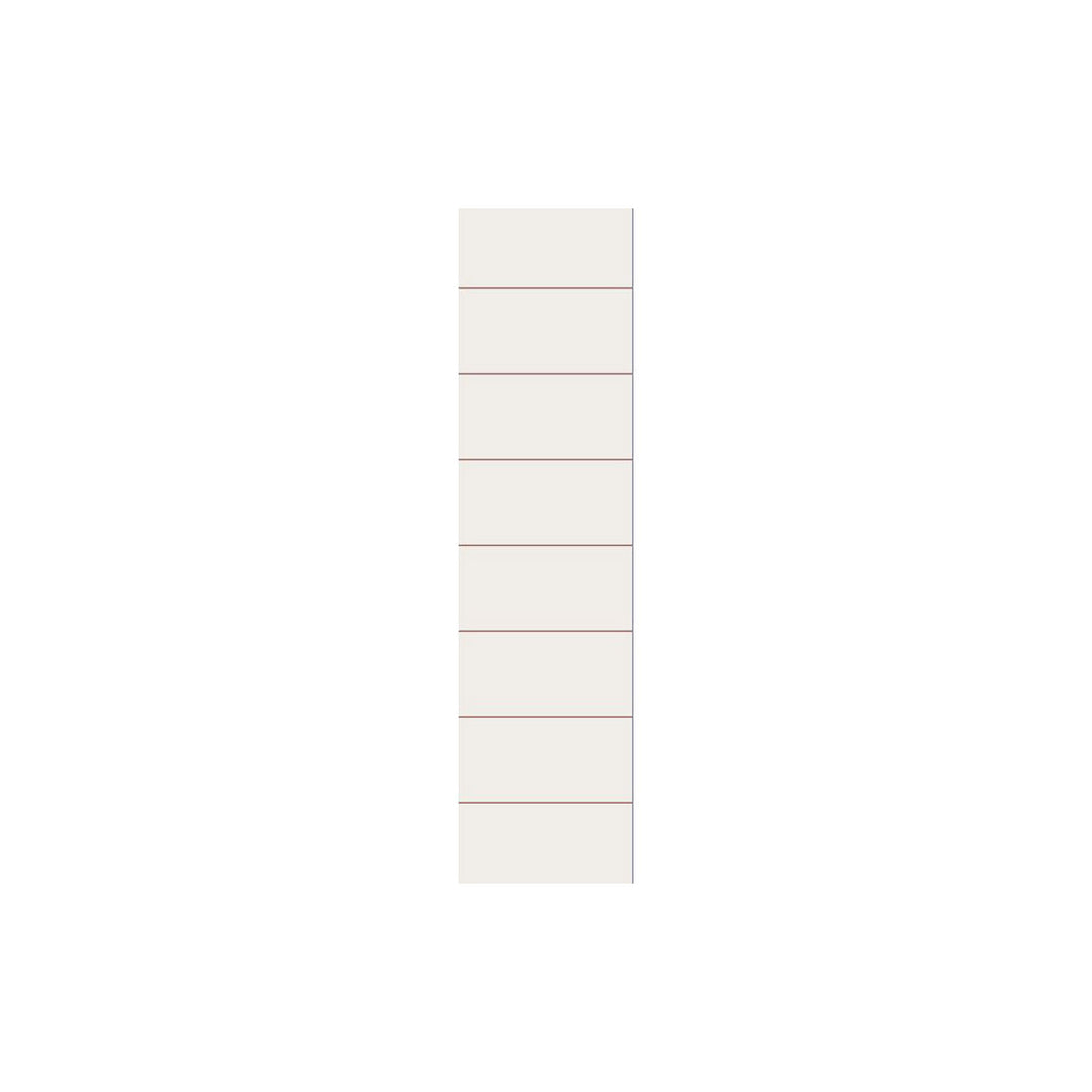 Fibo 2.4m x 0.6m Wall Panels - White Silk 60x30cm (Tile Effect) - Single Panel