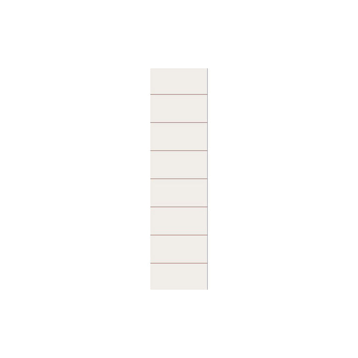 Fibo 2.4m x 0.6m Wall Panels - White Silk 60x30cm (Tile Effect) - Single Panel
