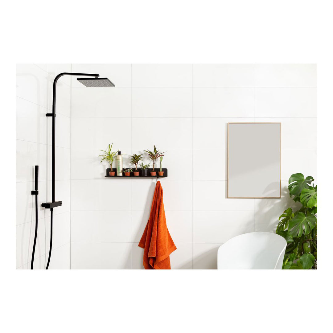 Fibo 2.4m x 0.6m Wall Panels - White Silk 60x30cm (Tile Effect) - Single Panel