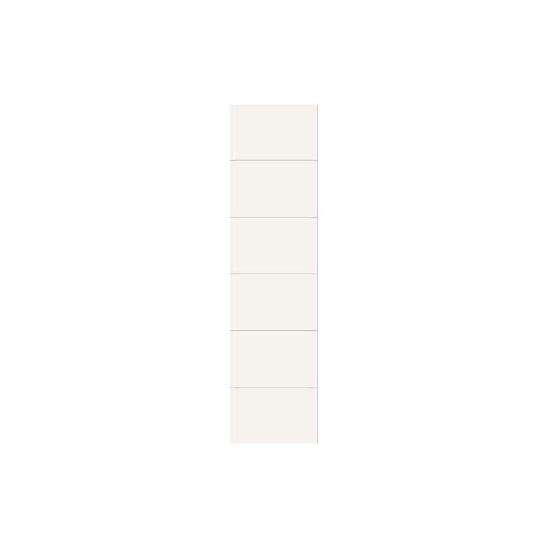 Fibo 2.4m x 0.6m Wall Panels - White Silk 60x40cm (Tile Effect) - Single Panel