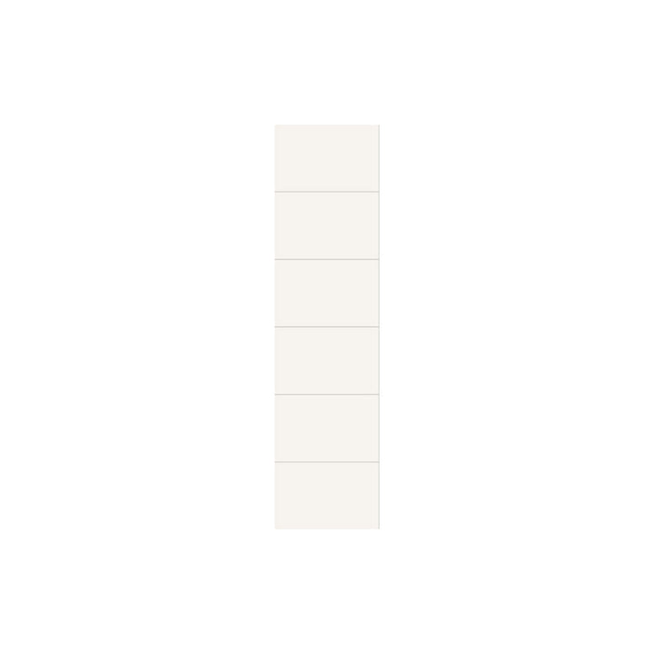 Fibo 2.4m x 0.6m Wall Panels - White Silk 60x40cm (Tile Effect) - Single Panel