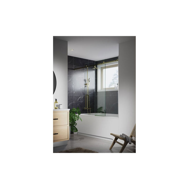 Fibo Marble 2.4m x 0.6m Wall Panels - Black Marble (Tile Effect) - Single Panel