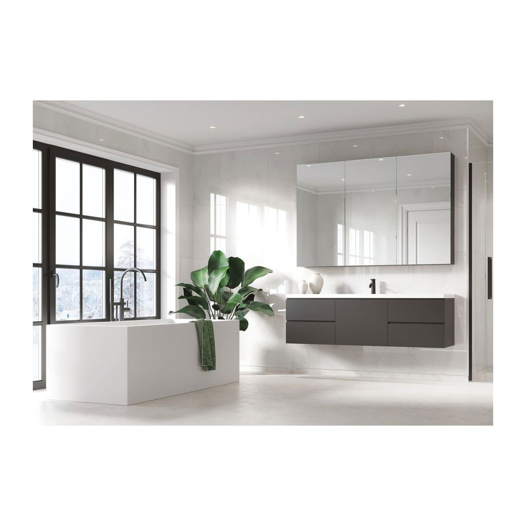 Fibo Marble 2.4m x 0.6m Wall Panels - Bright Marble (Tile Effect) - Single Panel